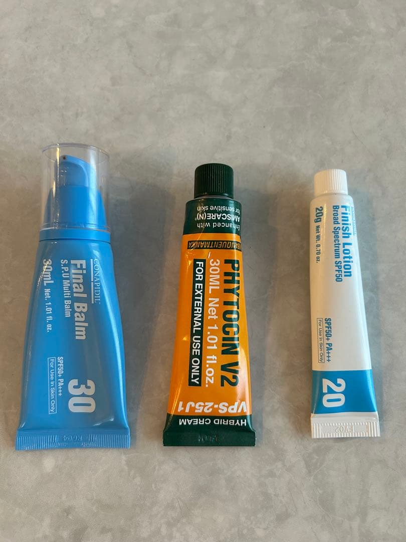 BBクリーム Final Balm & PHYTOCIN V2 & Finish Lotion