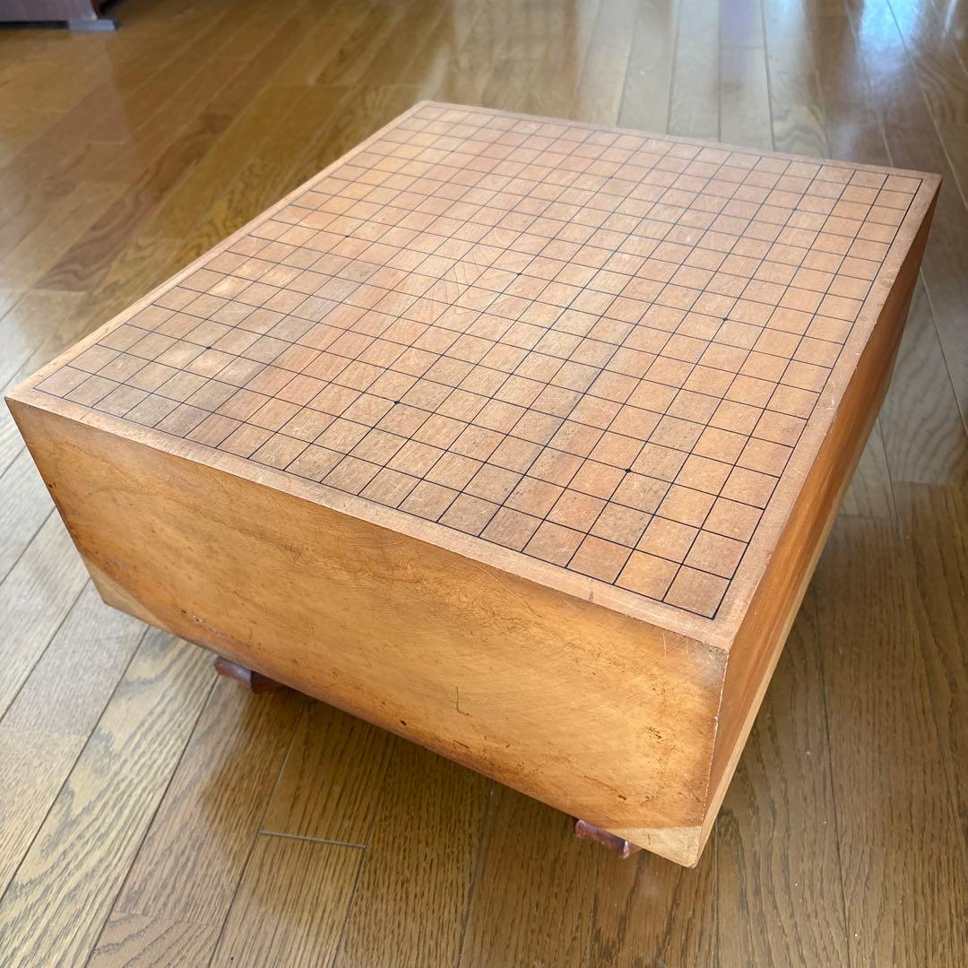 木製囲碁盤 標準サイズ グリッドデザイン