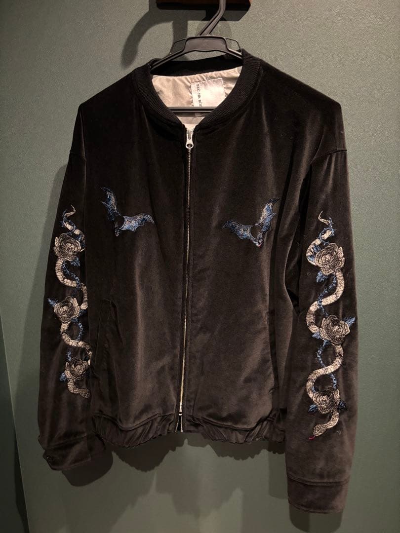 g*o様 ブルーナボイン　ベヒルジャンパー　ブラック　スカジャン