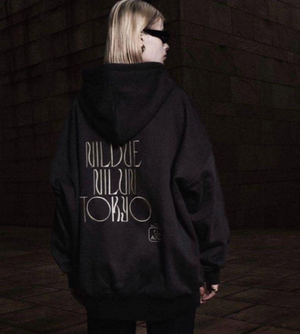 新品未使用】NIL DUE / NIL UN ハート パーカー 黒 ガゼット - メルカリ