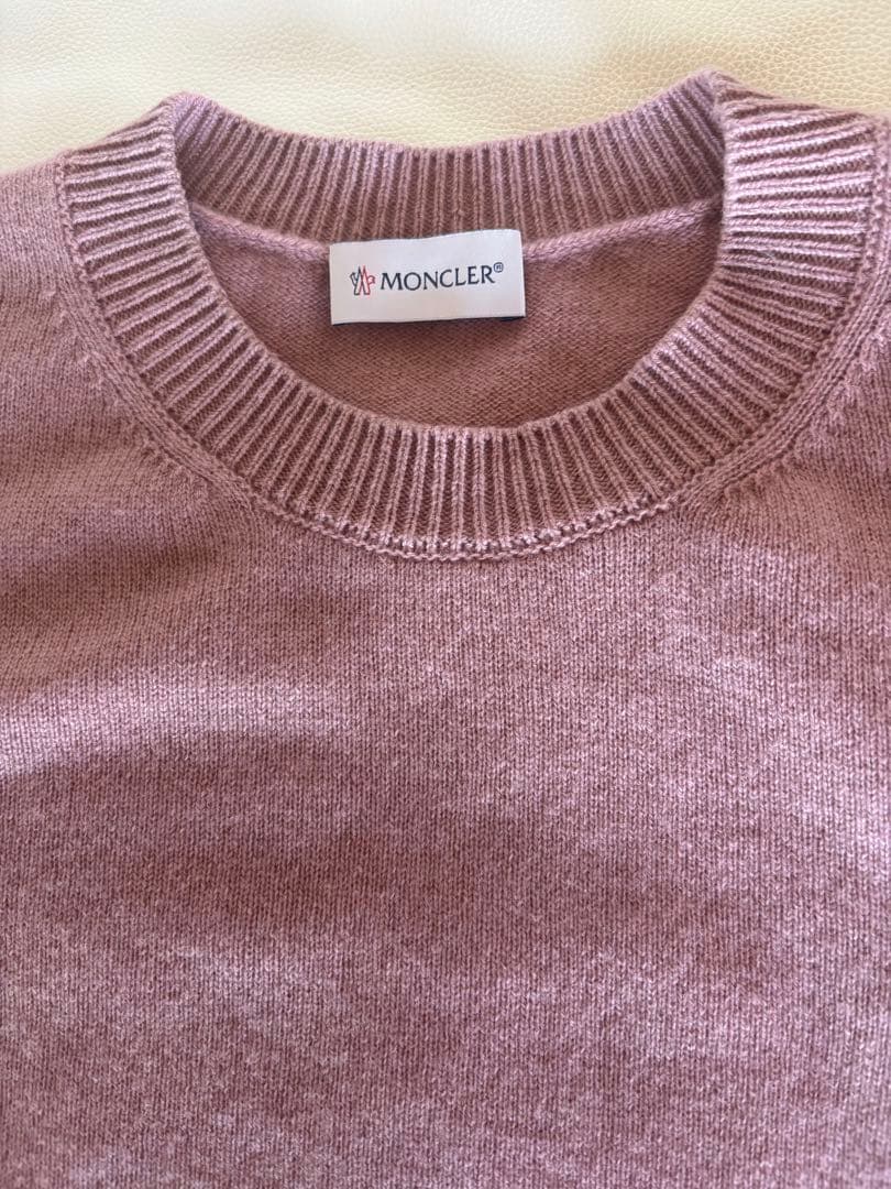 MONCLER 異素材カシミアニットセーター