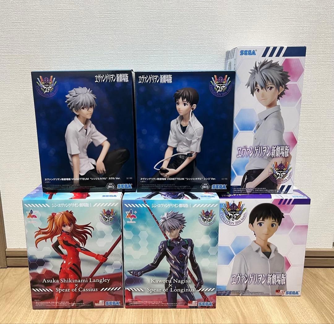 エヴァンゲリオン　フィギュア　6種セット