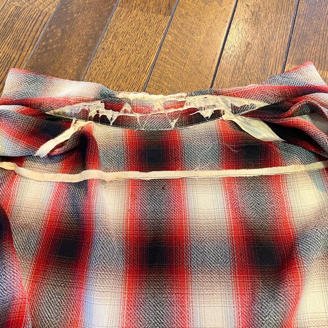 ネルシャツ オンブレ 60s グランジ カートコバーン ヴィンテージ