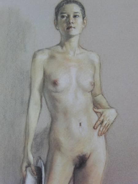 高塚省吾、【帽子】、希少な額装用画集画、新品高級額 額装付、状態良好、送料無料