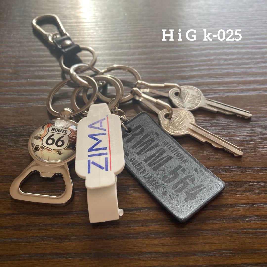 キーホルダー キーリング アメカジ USAノベルティ カラビナ シルバー