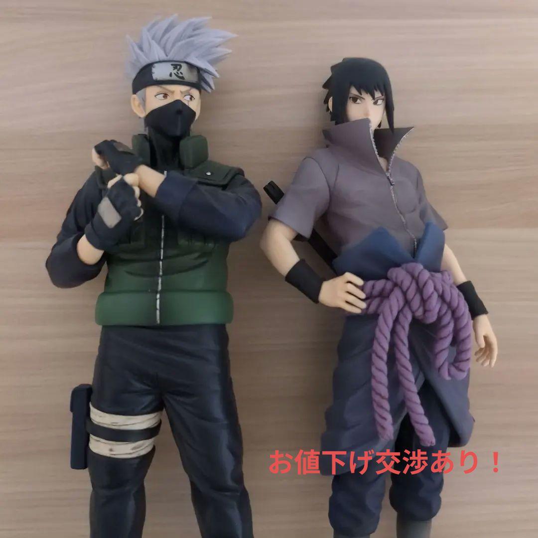 両目写輪眼カカシとサスケ フィギュアセット 一番くじ　NARUTO