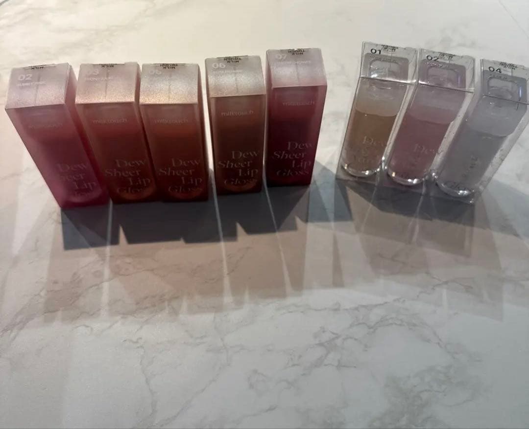 《格安》ミルクタッチ　デューステインシアーリップグロス　オーロラグロス　セット