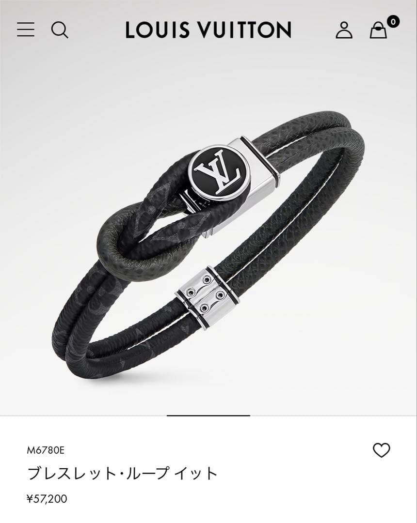 k*1様 【新品・未使用】LOUIS VUITTON ブレスレット・ループ イッ