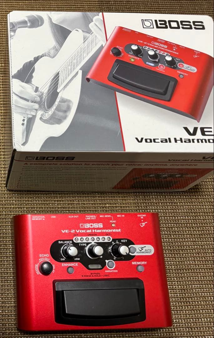 ミチマル　BOSS VE-2 VocalHarmonist BOSS VE-2 Vocal Harmonist｜ミュージックランドKEY