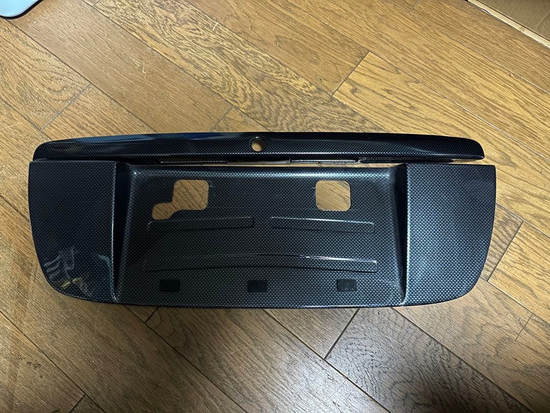 希少 16アリスト 純正OP リアライセンスガーニッシュ トランクガーニッシュ