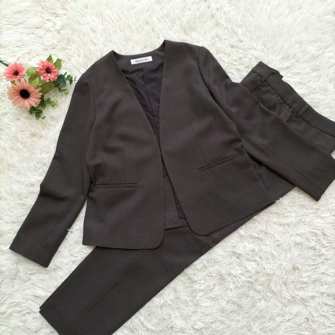 未使用級♡ナチュラルビューティーベーシックパンツスーツセットアップ