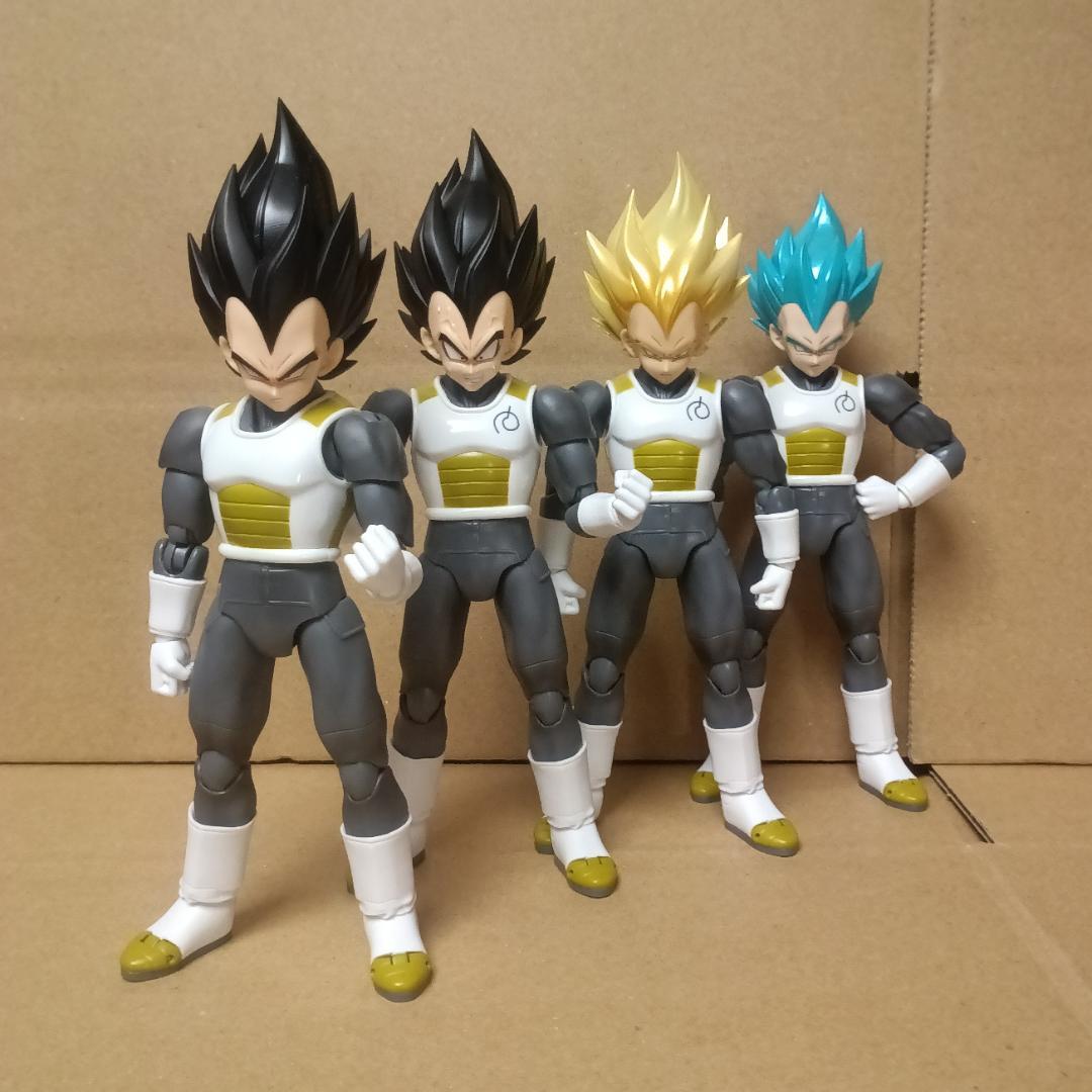 S.H.Figuarts　ドラゴンボール超　ベジータ カスタム品 4体セット