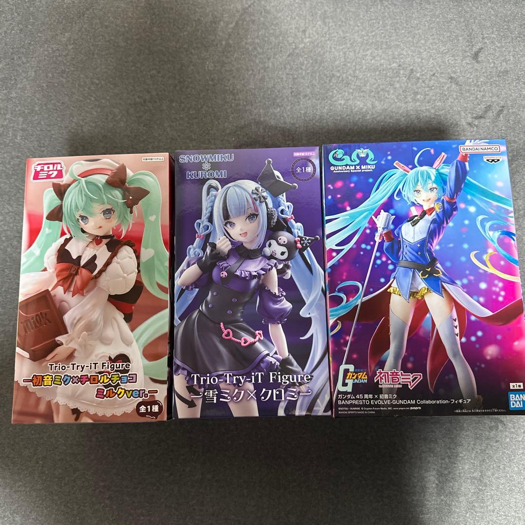 初音ミク フィギュア3種セット - メルカリ