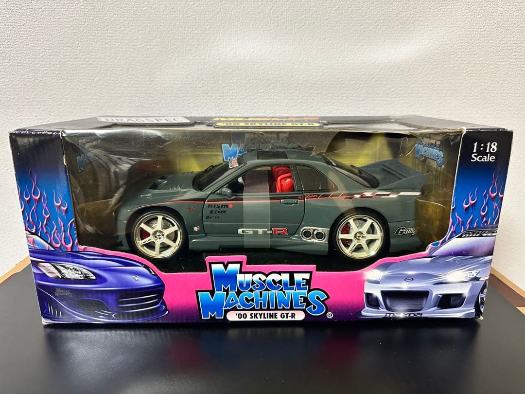 マッスルマシーンズ 1/18 スカイライン GT-R 1/18 MUSCLE MACHINES 日産 スカイライン GT-R R34 - メルカリ