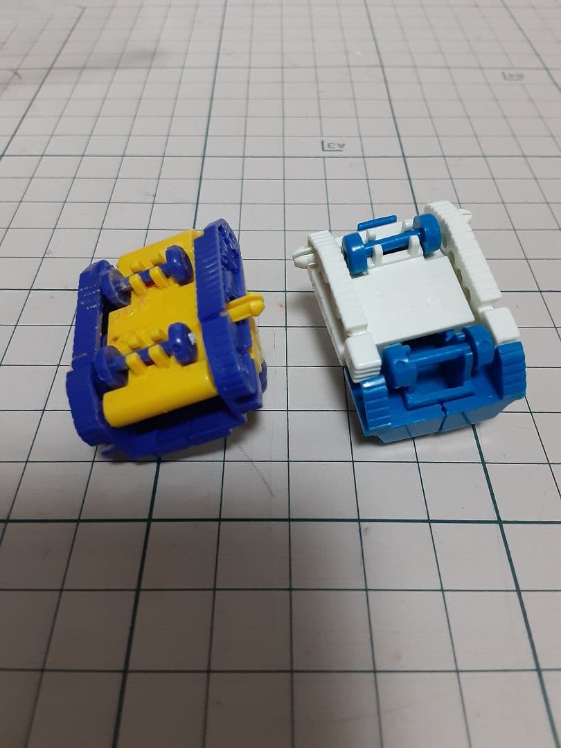 ジャンク 森永 食玩 ミニプラ マシンロボクラブ タンクロボ 1号 2号