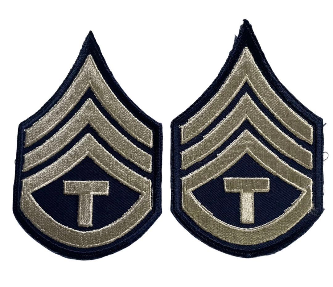 アメリカ陸軍 WWII 第三級技術者 階級章 2枚セット