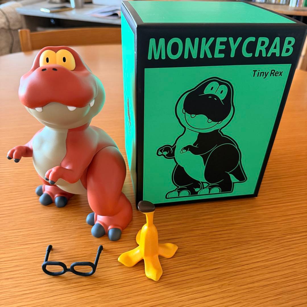 特級SSSS MONKEY CRAB Tiny Rex(red) メガネ、バナナ付き 恐竜 特級