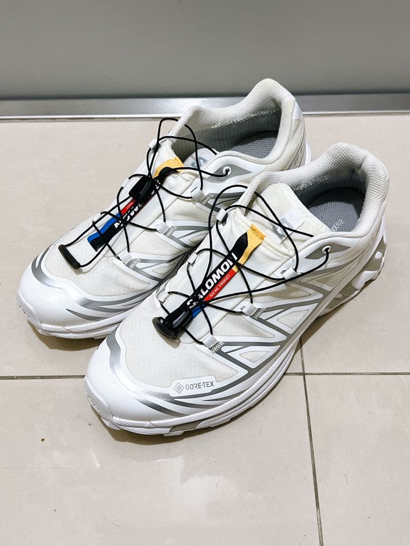 サロモン SALOMON XT-6 GTX 27cm ゴアテックス 白