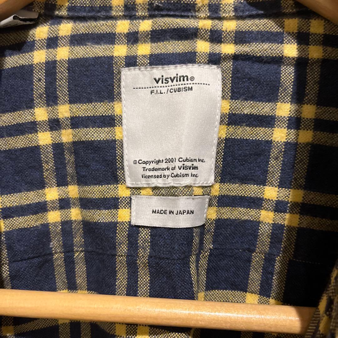 visvim チェック柄 長袖ネルシャツ - メルカリ