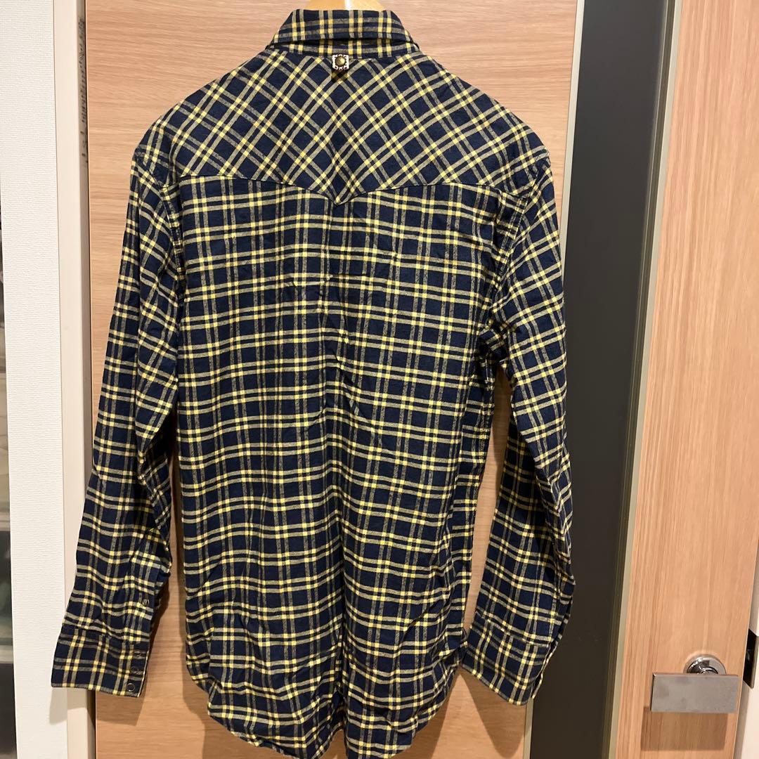 visvim チェック柄 長袖ネルシャツ - メルカリ