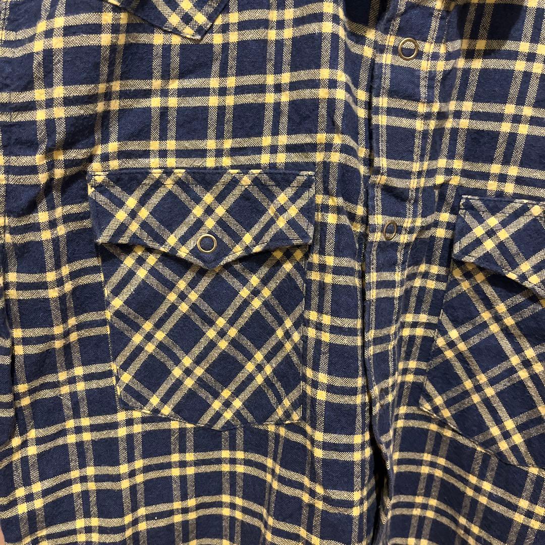 visvim チェック柄 長袖ネルシャツ - メルカリ