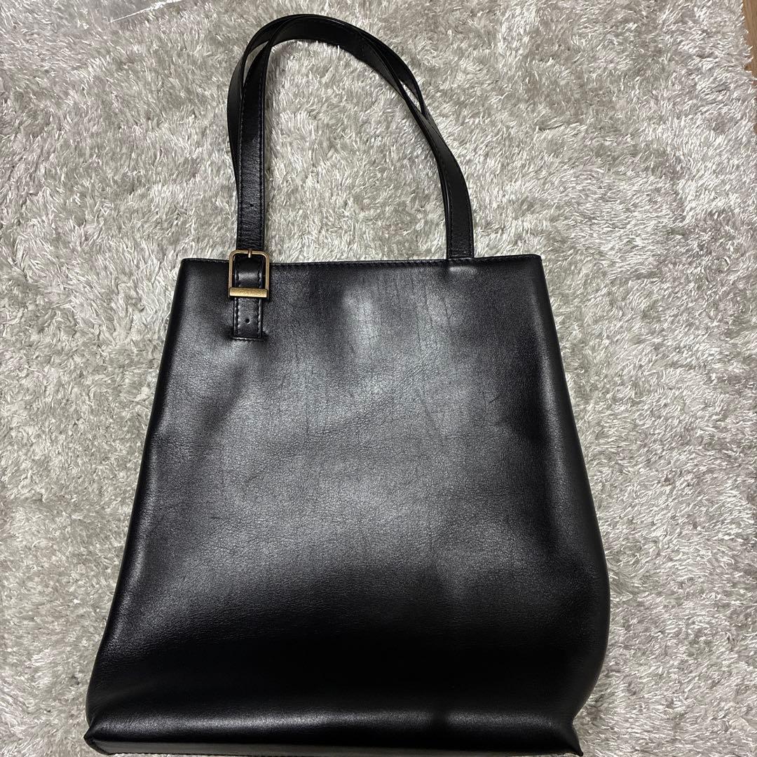 ブライト V トート　黒　（マザーハウス）