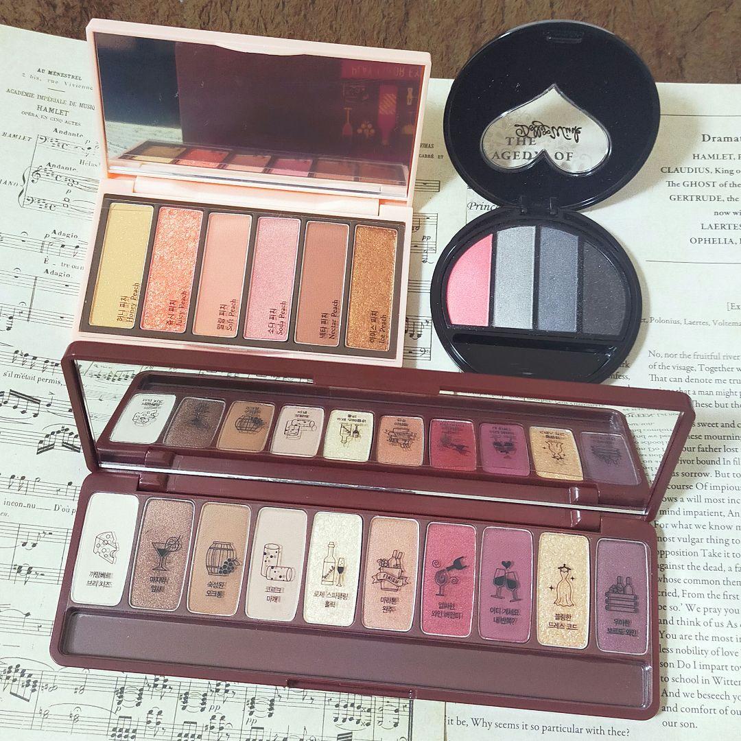 アイシャドウパレット 3点セット まとめ売り - メルカリ