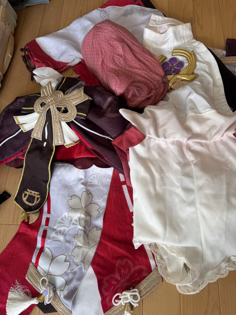 ま*ろ様 七*様 原神 八重神子 コスプレ衣装 ウィッグ付き 武器別売　靴なし一