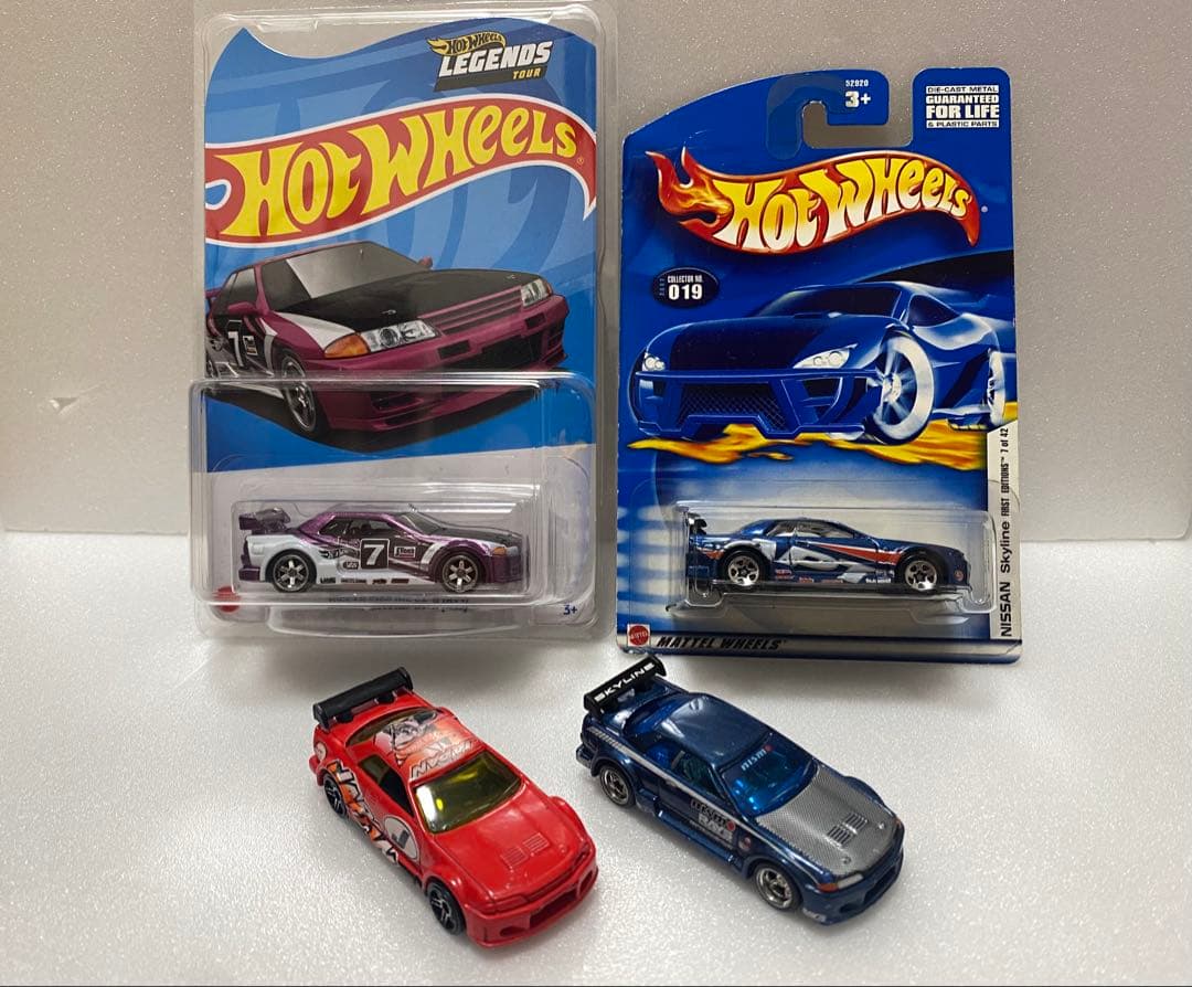 ピ*着様 Hot Wheels Skyline R32 GT-R 4台セット