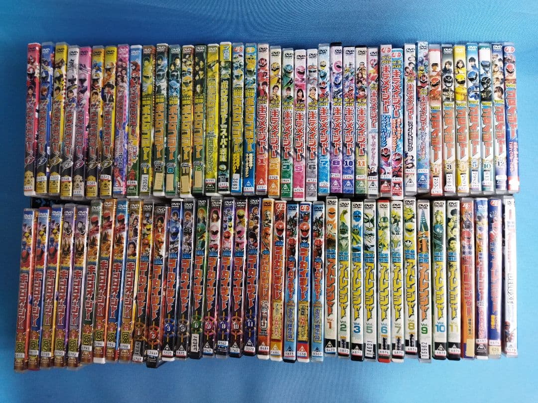 戦隊もの　レンタルアップDVD　76点まとめ大量セット　ゴセイジャー