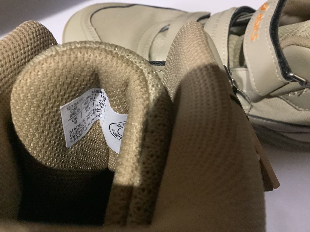 アシックス　CP216 26.5cm 　ウッドクレープ　3E相当　安全靴　限定