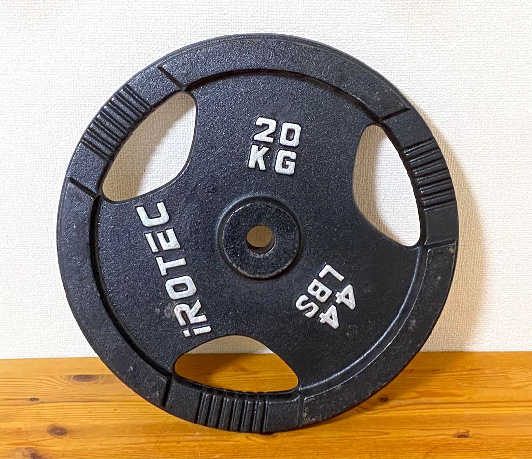 iROTEC 20kg ダンベルプレート ② - メルカリ