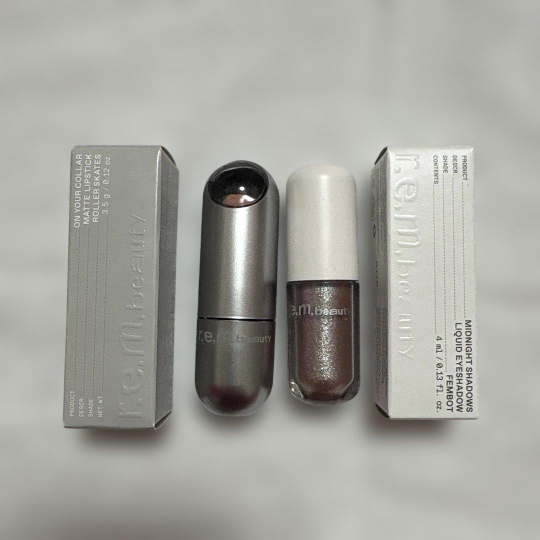 r.e.m. beauty リキッドアイシャドウ リップクリーム 口紅 セット
