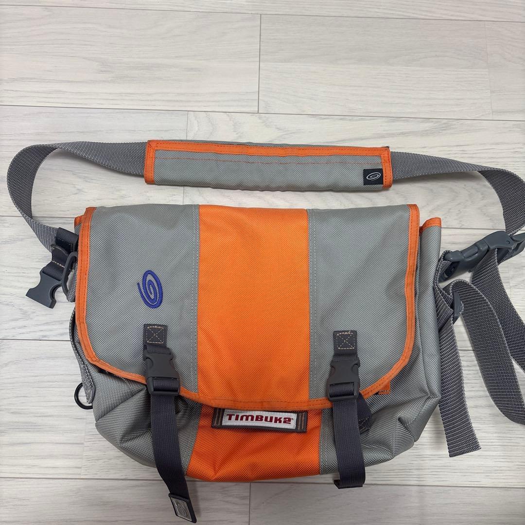 TIMBUK2 メッセンジャーバック　オレンジ　グレー　古着