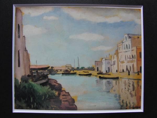 アルベール・マルケ、「La Goulette」、海外版超希少レゾネ、新品額付