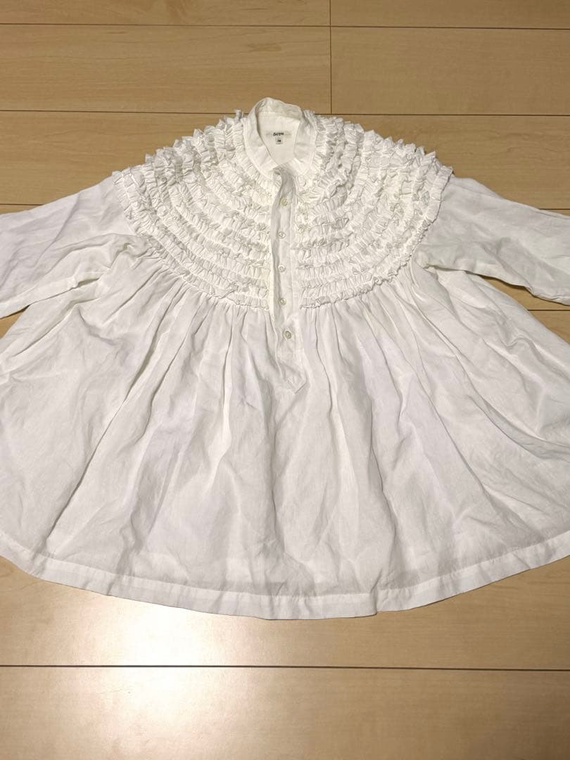 即完売品 Drawer別注 Scye サイ ピコフリルブラウスM 329