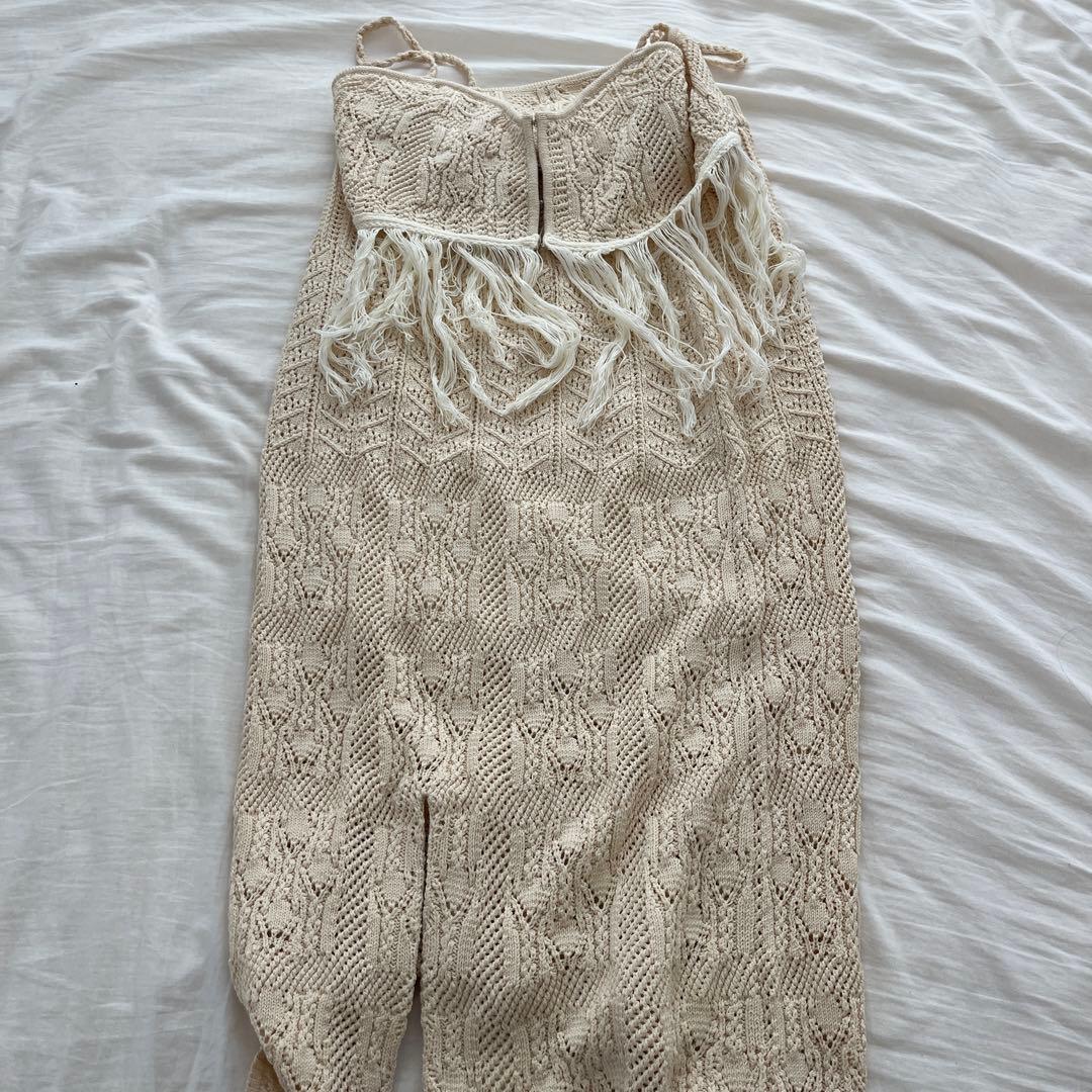 eaphi ビスチェ スカートセット　アイボリー 淡色