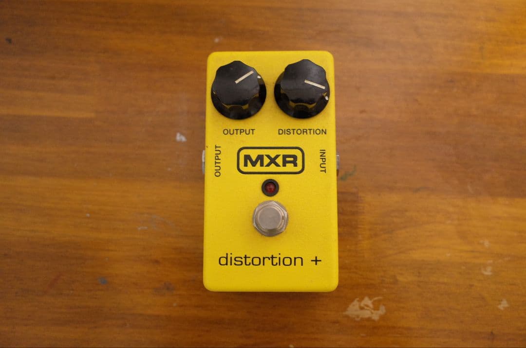 MXR distortion+　ギターエフェクター　本体のみ MXR Distortion+の使い方等をレビュー。80'sのHMに欠かせない真空管