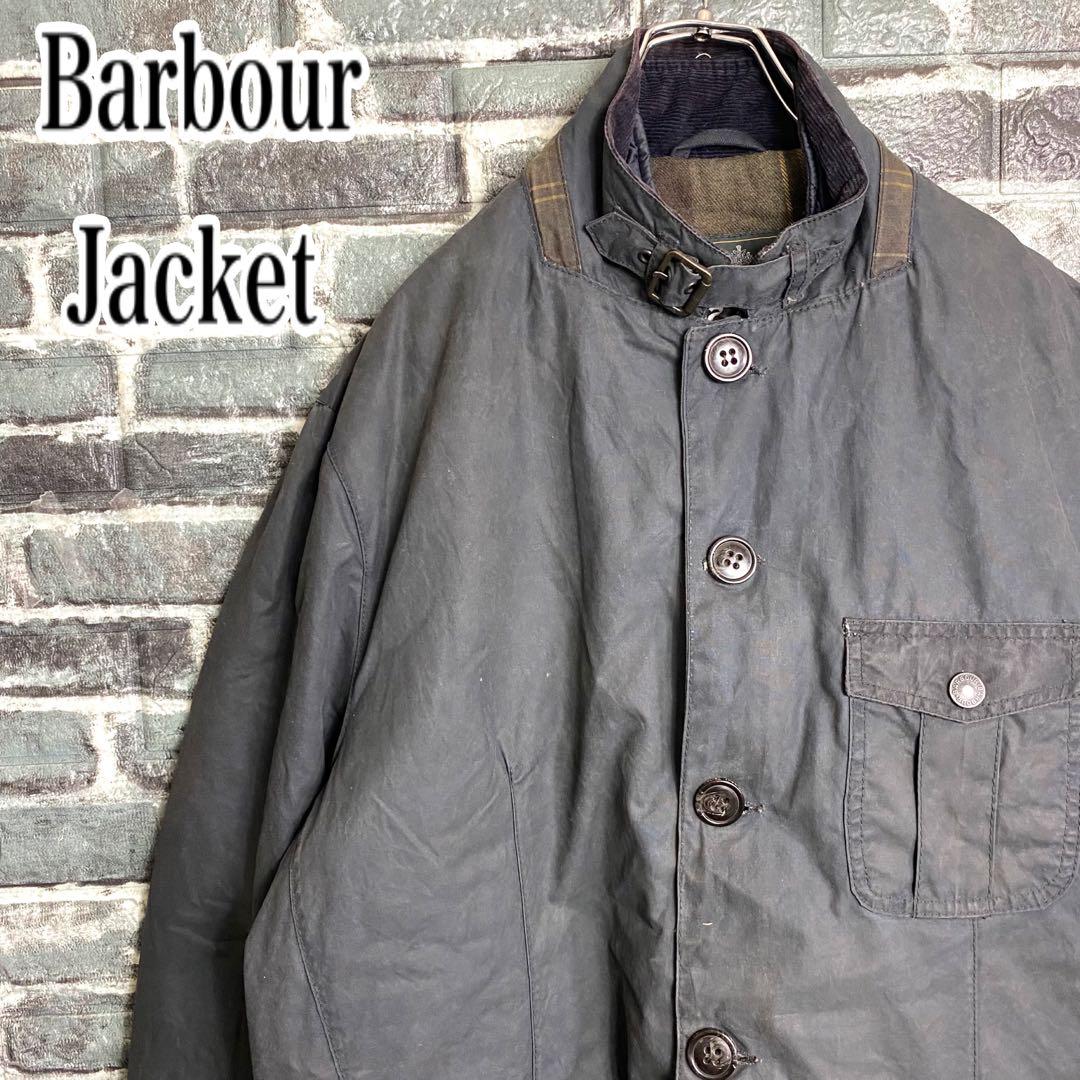 雪*福様 バブアー☆オイルドジャケット 古着 希少 状態良好 3ワラント ga7