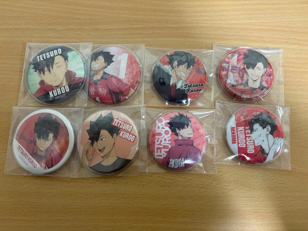 ハイキュー 黒尾鉄朗 缶バッジ8点セット - メルカリ