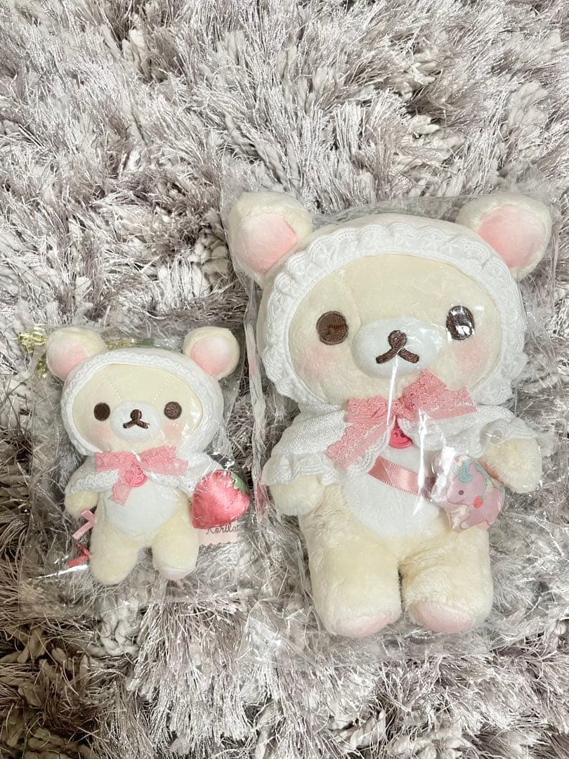 コリラックマストア ぬいぐるみ ぶらさげぬいぐるみ いちご
