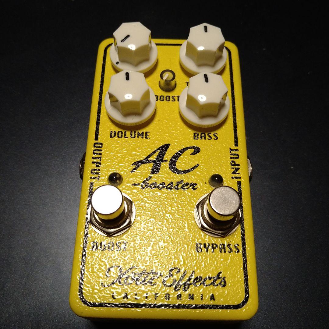 AC Booster ギターエフェクター イエロー