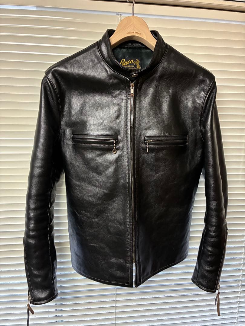 BUCO J-100 シングルライダースジャケット（ホースハイド・茶芯） BUCO J-100 シングルライダースジャケット（ホースハイド・茶芯