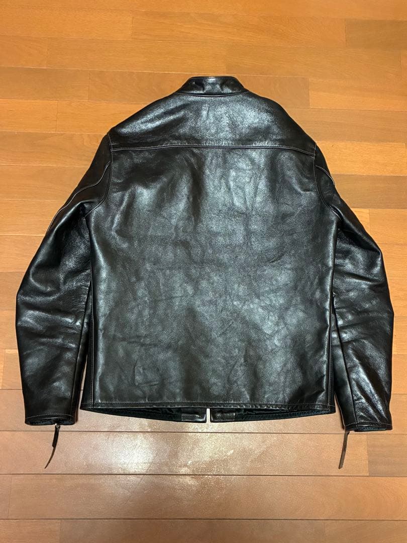 BUCO J-100 シングルライダースジャケット（ホースハイド・茶芯