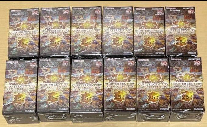 遊戯王 QUARTER CENTURY ART COLLECTION 12BOX Yu-Gi-Oh! Official Card Game QUARTER CENTURY ART COLLECTION