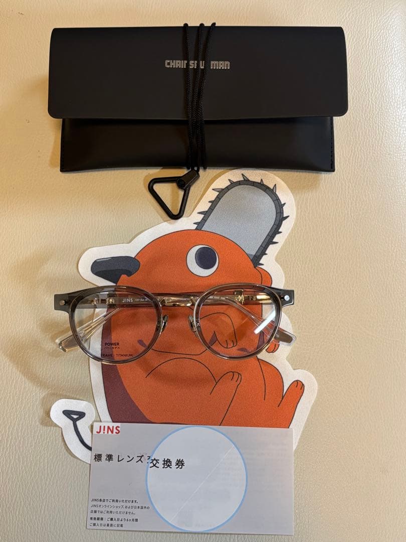 JINS×チェンソーマン パワーモデル ジンズ power メガネ 眼鏡 コラボ