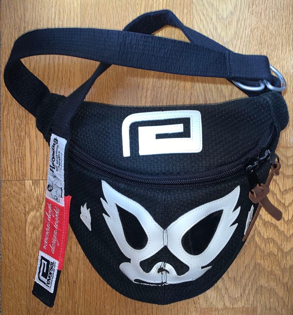 リバーサル×ハオミン コラボ 柔術着素材 ウエストバッグ used