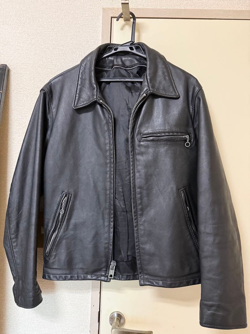 週末セール schott 642 シングルライダースジャケット