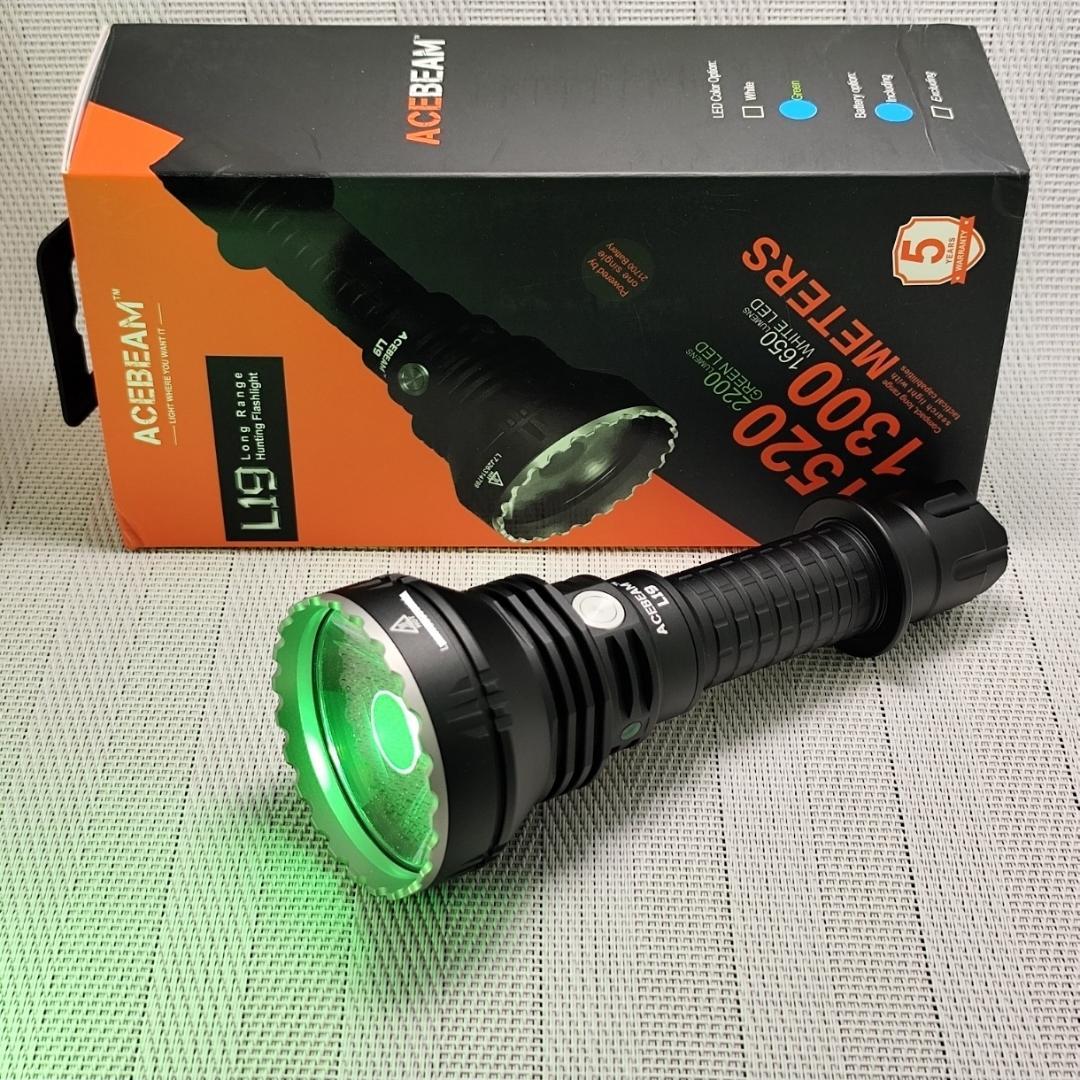ACEBEAM L19 1.0 GREEN 2200lm／1520m