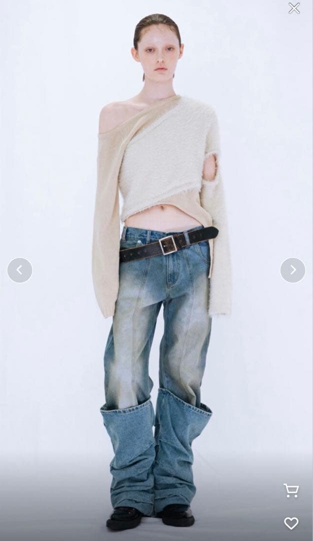 まいこ様VIAVANDA DOCKING KNIT TOP ¥17,600税込